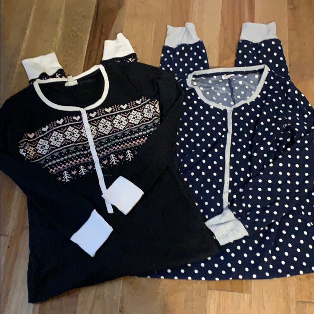 Bundle of 2-Jenni thermal pajamas